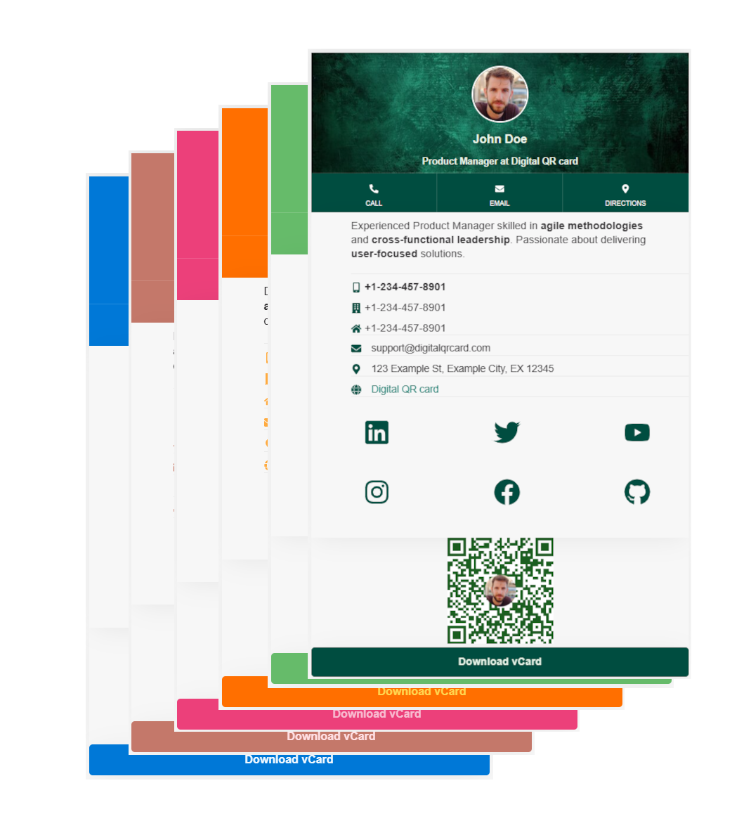 Digital QR Card
